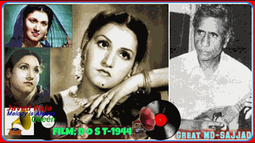 Koi Prem Ka De Ke Lyrics - Motilal | Maya Banerjee | Kanhaiyalal | Noor Jehan
