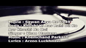 Kushii kii aas rahii dil ko aur Kushii na hu_ii Lyrics - Kishore Sahu | Ramola | Khan Mastana