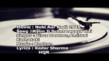 Kyo Ji Scent Lagaya Hai Lyrics - Firoz Dastoor | Amirbai Karnataki
