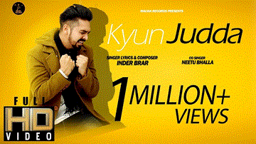 Kyun Juda Lyrics - Inder Brar | Neetu Bhalla | Punjabi Song