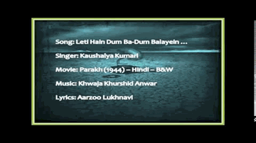 Leti Hain Dam Ba Dam Balaayen Lyrics - Mehtab | Yakub | Pratima Devi | Kaushalya