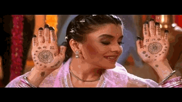 Likh Ke Mehndi Se Sajna Lyrics - Anuradha Paudwal | Aamir Ali | Kahkashan Patel
