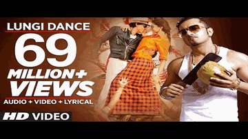 LUNGI DANCE Lyrics - Deepika Padukone | SRK | Honey Singh | Yo Yo Honey Singh