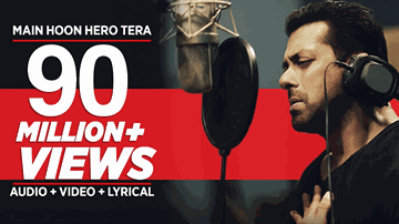 MAIN HOON HERO TERA Lyrics - Salman Khan