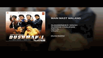 Main Mast Malang Lyrics - Mithun Chakraborty | Armaan Kohli | Faisal Khan | Sukhwinder Singh | Sunidhi Chauhan