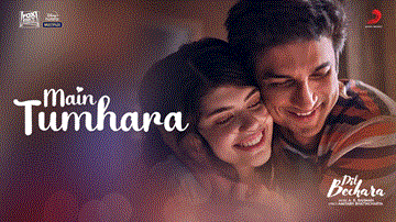 मैं तुम्हारा Main Tumhara Lyrics - Sushant Singh Rajput | Sanjana Sanghi | Swastika Mukherjee | Hriday Gattani | Jonita Gandhi