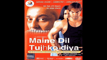 Maine Dil Tujhko Diya Lyrics - Sohail Khan | Sameera Reddy | Sonu Nigam | Sunidhi Chauhan