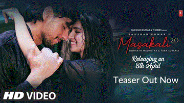 Masakali 2.0 Lyrics - Sidharth Malhotra | Tara Sutaria | Tulsi Kumar | Sachet Tandon