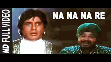 Masti Bhari Raat Hai - Na Na Na Na Na Re Lyrics - Amitabh Bachchan | Pran | Paresh Rawal | Abhijeet | Daler Mehndi