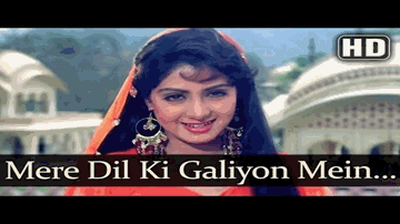mere dil kii galiyon men kab se tuu aabaad hai Lyrics - Pran | Sridevi | Raza Murad | Anuradha Paudwal