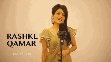 Mere Rashke Qamar &#8211; Sonu Kakkar Lyrics - Arijit Singh | Sonu Kakkar