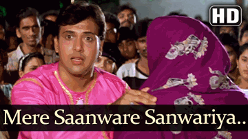 Mere Saanware Sanwariya Lyrics - Govinda | Rajendra Nath | Paresh Rawal | Bali Brahmbhatt | Sapna Awasthi Singh