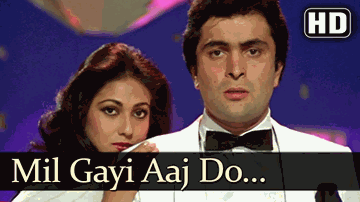 Mil Gayi Aaj Do Lehrein Lyrics - Rishi Kapoor | Shammi Kapoor | Tina Munim | Asha Bhosle