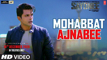 Mohabbat Ajnabee Lyrics - Sachet Tandon | Sukriti Kakar