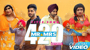 Mr &#038; Mrs 420 Returns Title Song Lyrics - Gurcharan Singh | Punjabi Song