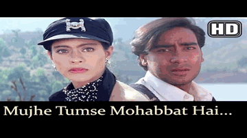 Mujhe Tumse Mohabbat Hai Lyrics - Ajay Devgan | Kajol | Deven Verma | Kumar Sanu | Sadhana Sargam
