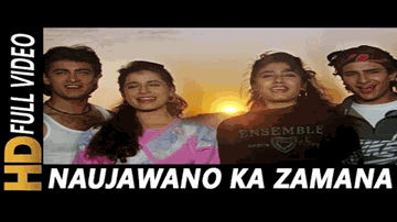 Nawjawanon Ka Zamana Hai Lyrics - Saif Ali Khan | Aamir Khan | Vinod Khanna | Anupama Deshpande | Kavita Krishnamurthy