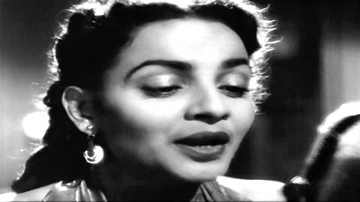 Neele Aasmani Lyrics - Lalita Pawar | Madhubala | Guru Dutt | Geeta Ghosh Roy Chowdhuri (Geeta Dutt)