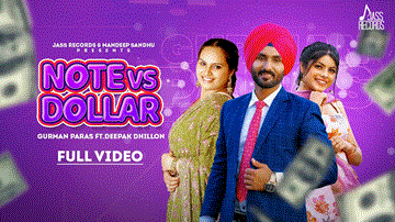 Note Vs Dollar Lyrics - Megha Sharma | Gurnoor Gill | Gurman Paras | Deepak Dhillon | Punjabi Song