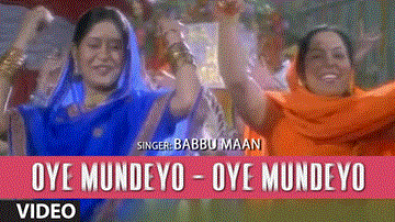 Oye Mundeyo - Oye Mundeyo Lyrics - Babbu Maan | Shreya Ghoshal