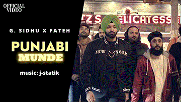 Punjabi Munde Lyrics - G. Sidhu | Fateh | Punjabi Song