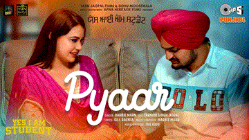 Pyaar Lyrics - Sidhu Moose Wala | Mandy Takhar | Barbie Maan | Punjabi Song