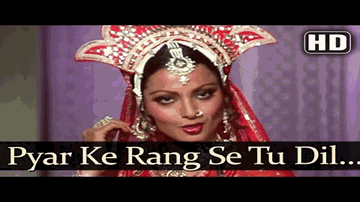 Pyar Ke Rang Se Tu Dil Ko Lyrics - Amitabh Bachchan | Rekha | Anand Kumar C | Asha Bhosle