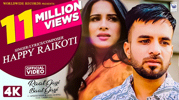 Raat Gayi Baat Gayi Lyrics - Happy Raikoti | Afsana Khan