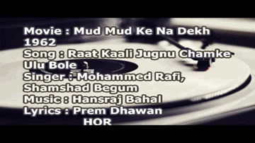 Raat Kaali Lyrics - Jeevan | Bharat Bhushan | Anita Guha | Mohammed Rafi | Shamshad