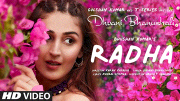 राधा Radha Lyrics - Dhvani Bhanushali