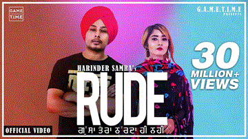 Rude Lyrics - Harinder Samra | Punjabi Song