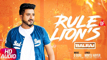 Rule Of Lions Lyrics - Balraj | Punjabi Song