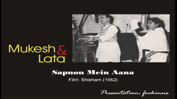 sapanon men aanaa chheD chheD jaanaa Lyrics - Nutan | Gope | Nasir | Lata Mangeshkar | Mukesh