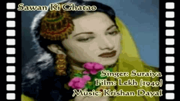 Sawan Ki Ghatao Lyrics - Motilal | Suraiya | Cuckoo | Suraiya Jamaal Sheikh (Suraiya)
