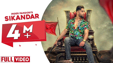 Sikandar Lyrics - Inder Pandori | Punjabi Song
