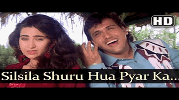 Silsila Shuru Hua Pyar Ka Lyrics - Gulshan Grover | Govinda | Dalip Tahil | Alka Yagnik | Udit Narayan