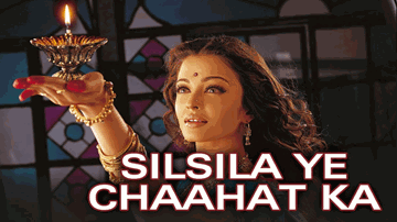 Silsila Ye Chaahat Ka Lyrics - Shahrukh Khan | Madhuri Dixit | Kirron Kher | Shreya Ghoshal