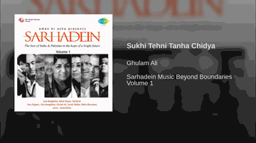 Sukhi Tehni Tanha Chidya Lyrics - Sonu Nigam | Lata Mangeshkar | Ghulam Ali | Ustad Ghulam Ali