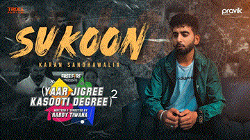 Sukoon Lyrics - Karan Sandhawalia | Punjabi Song