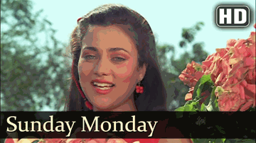 Sunday Monday Lyrics - Shakti Kapoor | Suresh Oberoi | Arjun | Anuradha Paudwal | Mohammed Aziz