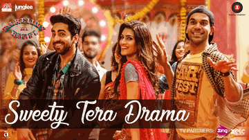 SWEETY TERA DRAMA Lyrics - Ayushmann Khurrana | Kriti Sanon | Rajkummar Rao | Dev Negi | Pawni Pandey