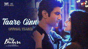 Taare Ginn Lyrics - Sanjana Sanghi | Sushant Singh Rajput (Remembering) | Mohit Chauhan | Shreya Ghoshal