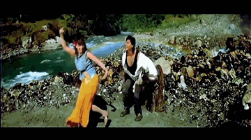 Tanhai Tanhai Lyrics - Shah Rukh Khan | Madhuri Dixit | Ashok Saraf | Alka Yagnik | Udit Narayan