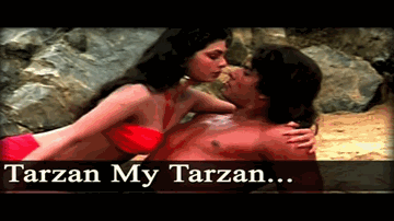 Tarzan My Tarzan Lyrics - Dalip Tahil | Kimi Katkar | Narendra Nath | Alisha Chinai