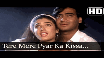 Tere Mere Pyar Ka Kissa Chalta Hai To Chalne De Lyrics - Ajay Devgan | Raveena Tandon | Bela Sulakhe | Kumar Sanu