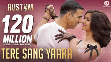 TERE SANG YAARA Lyrics - Akshay Kumar | Ileana Dcruz | Atif Aslam
