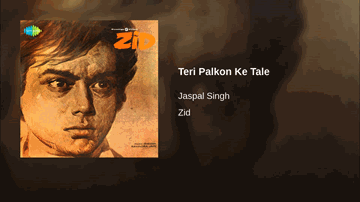 Teri Palkon Ke Tale Lyrics - Rajendra Nath | Nutan | Anwar | Jaspal Singh