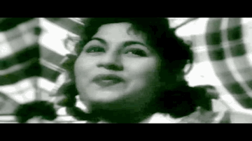 ThaNDii havaa kaalii ghaTaa aa hii ga_ii jhuum ke Lyrics - Johnny Walker | Lalita Pawar | Madhubala | Geeta
