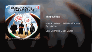 THAP DENGE &#8211; Sahi Dhandhe Galat Bande &#8211; Master Salim, Krishna Lyrics - Anupam Kher | Parvin Dabas | Sharat Saxena | Master Salim | Krishna