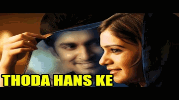 Thoda Hans Ke Lyrics - Nani | Sudeep | Samantha Ruth Prabhu | Anuj Gurwara